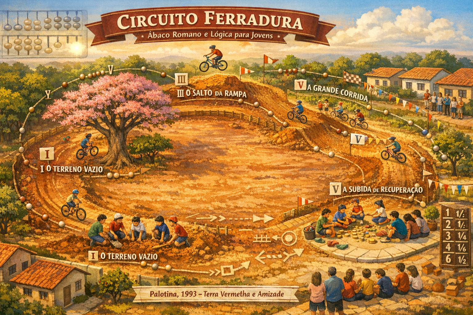 Circuito Ferradura — Mapa das 6 Fases
