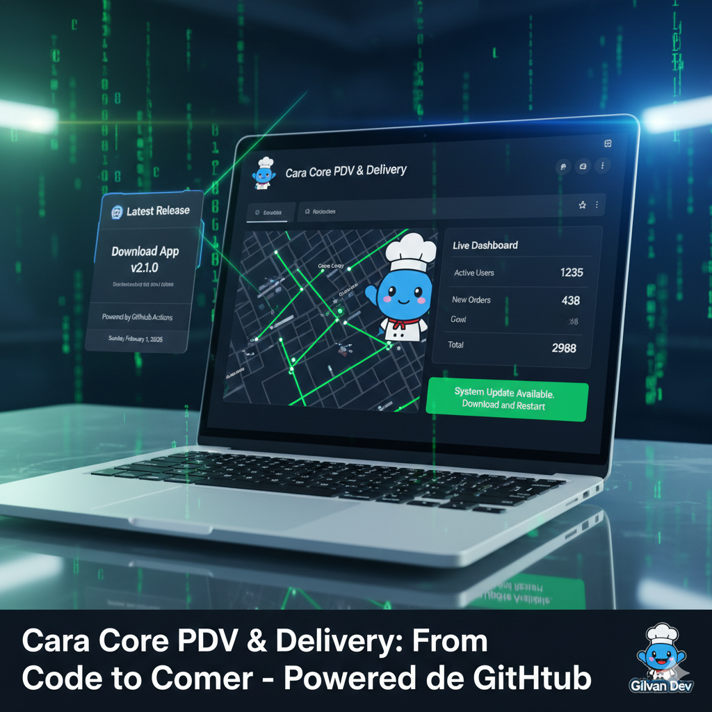 Interface do software de PDV Cara Core para Windows - Versão Degustação