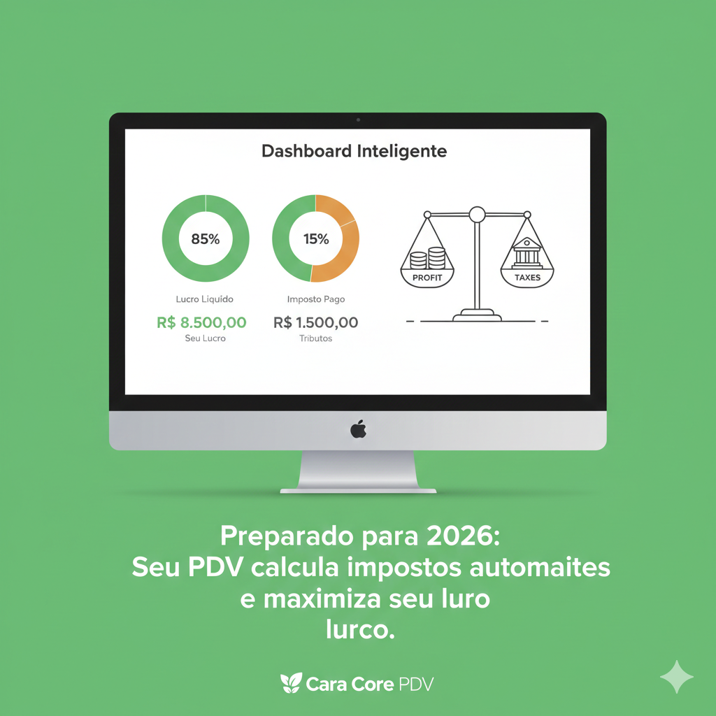 Dashboard inteligente: lucro líquido e impostos em tempo real