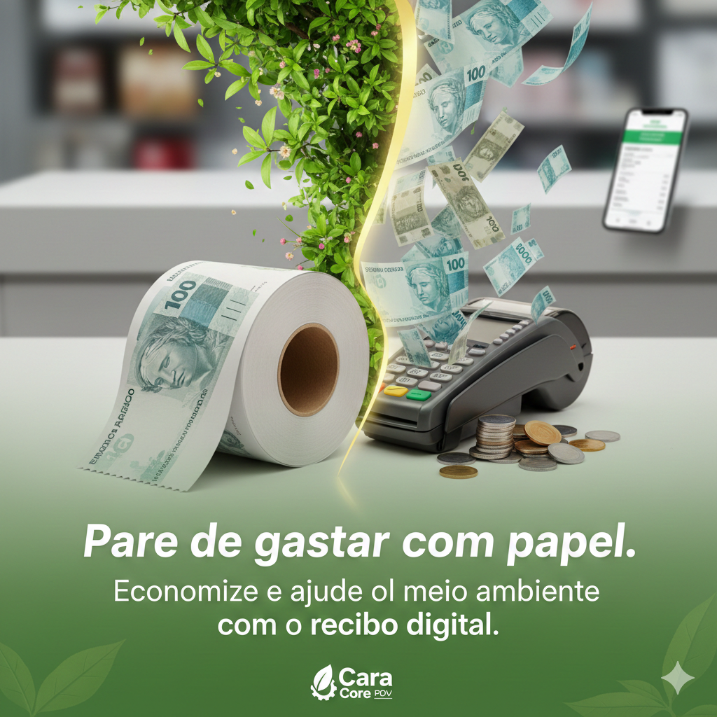 Recibo digital: pare de gastar com papel