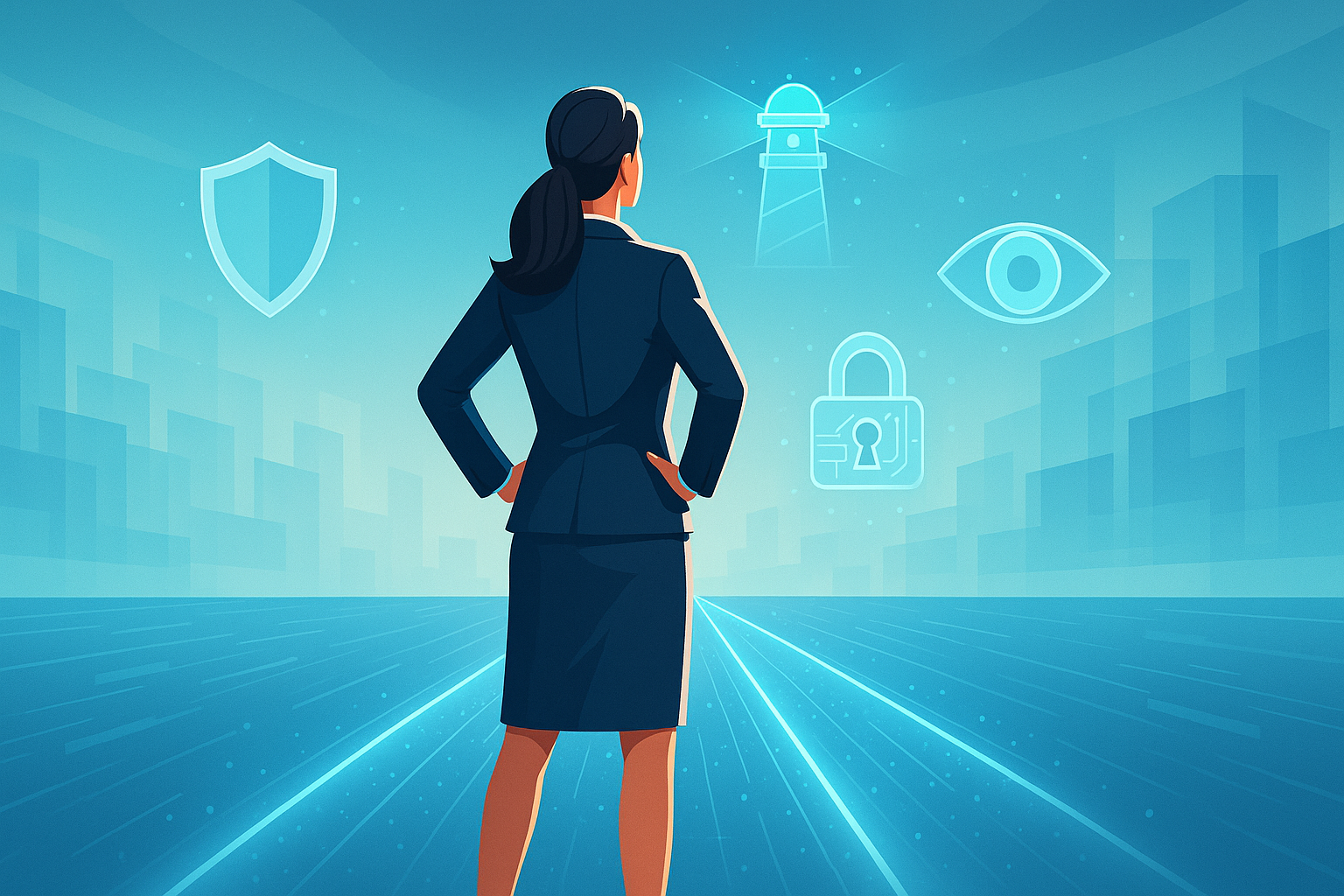 Uma CEO em uma jornada digital de segurança de dados