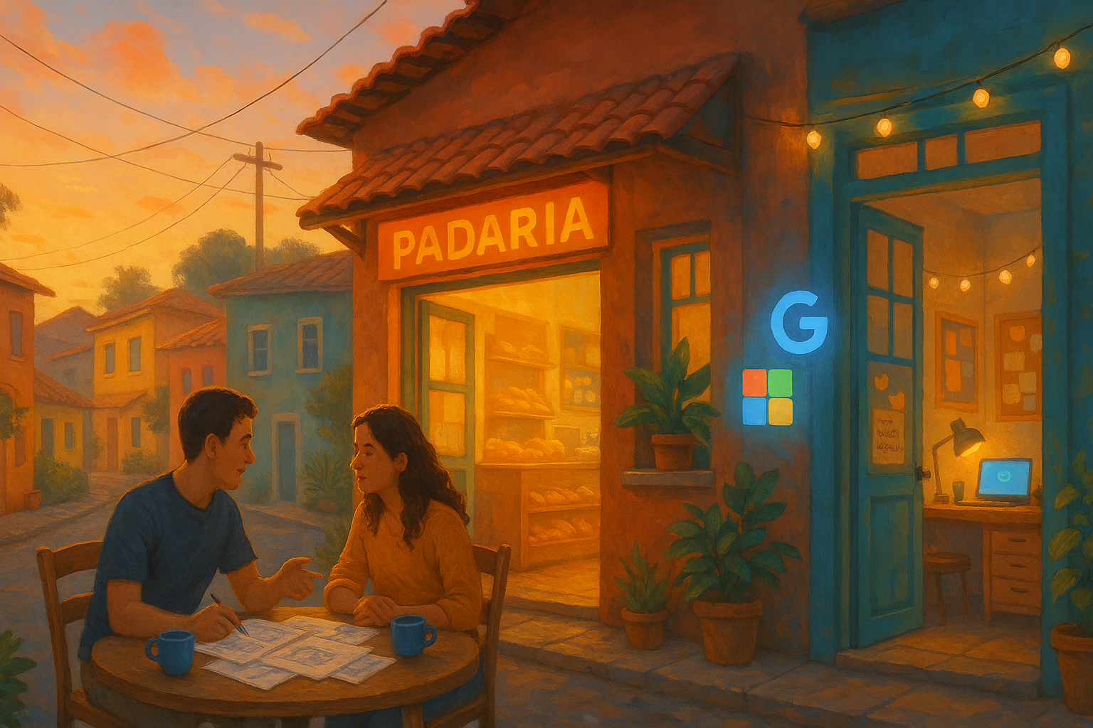 Ilustração do processo de construção da Área 51